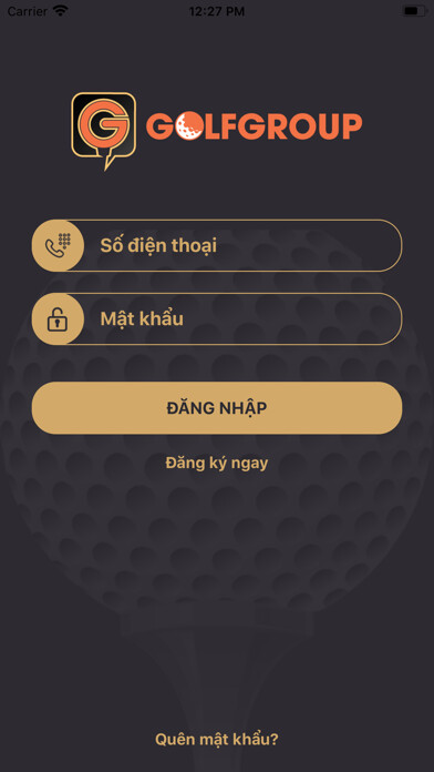 Emulate iPhone app Golf Group using MyAndroid