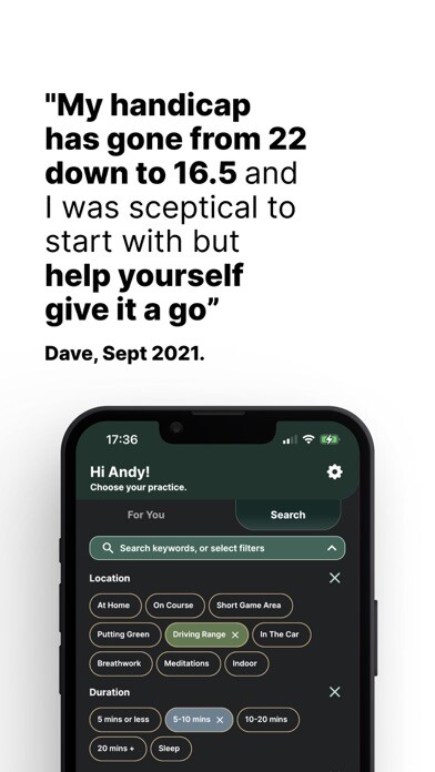 Emulate iPhone app GOLF GURU: Golf Mental Coach using MyAndroid Emulate iPhone app GOLF GURU: Golf Mental Coach using MyAndroid