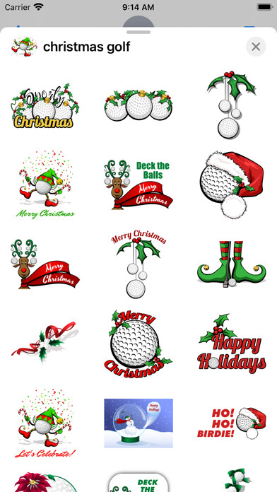 Emulate iPhone app Golf Holidays using MyAndroid
