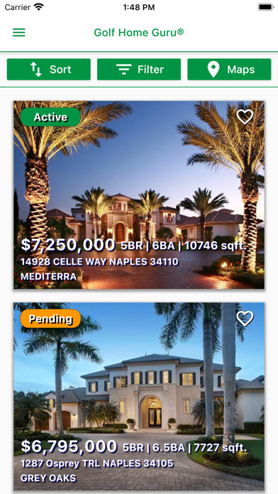 Emulate iPhone app Golf Home Guru® using MyAndroid