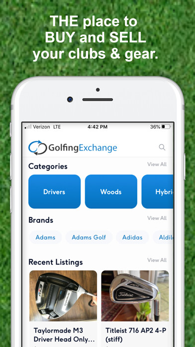 Emulate iPhone app Golfing Exchange using MyAndroid
