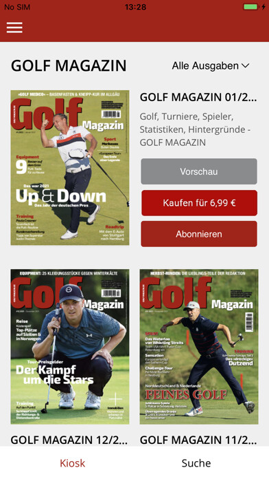 Emulate iPhone app GOLF MAGAZIN using MyAndroid Emulate iPhone app GOLF MAGAZIN using MyAndroid