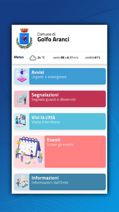 Emulate iPhone app Golfo Aranci inAPP using MyAndroid Emulate iPhone app Golfo Aranci inAPP using MyAndroid