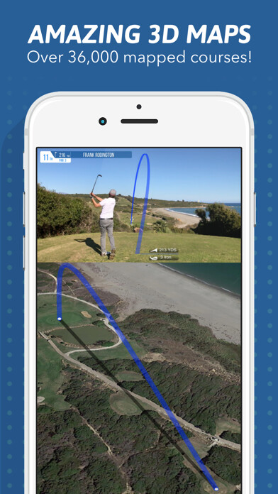 Emulate iPhone app Golf Shot Tracer using MyAndroid