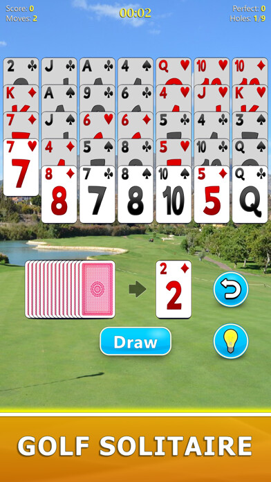 Emulate iPhone app Golf Solitaire - Card Game using MyAndroid Emulate iPhone app Golf Solitaire - Card Game using MyAndroid