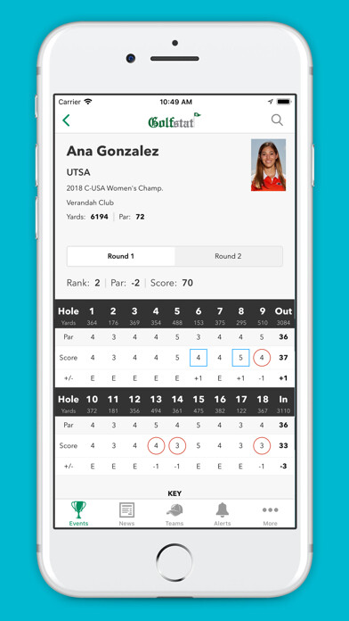 Emulate iPhone app Golfstat Live using MyAndroid Emulate iPhone app Golfstat Live using MyAndroid