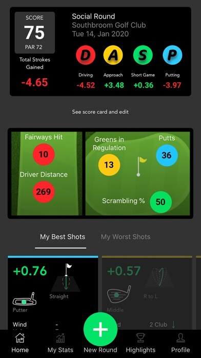 Emulate iPhone app Golf Stats Coach using MyAndroid Emulate iPhone app Golf Stats Coach using MyAndroid