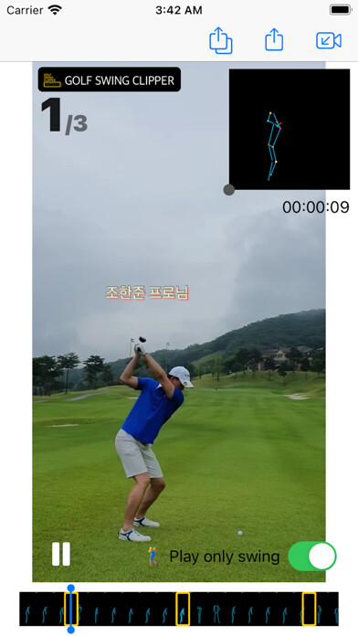 Emulate iPhone app Golf Swing Clipper using MyAndroid Emulate iPhone app Golf Swing Clipper using MyAndroid