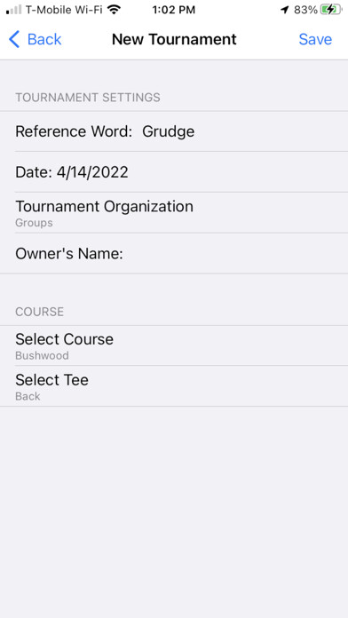 Emulate iPhone app Golf Wager using MyAndroid