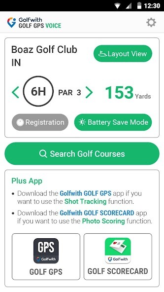 Run android online APK Golfwith:GOLF GPS VOICE from MyAndroid or emulate Golfwith:GOLF GPS VOICE using MyAndroid