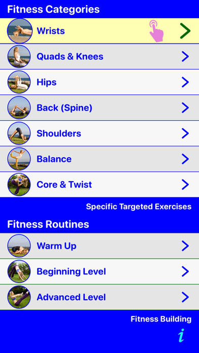 Emulate iPhone app Golf Yoga using MyAndroid