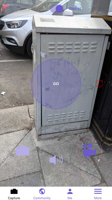 Emulate iPhone app Go Live - capture your world using MyAndroid