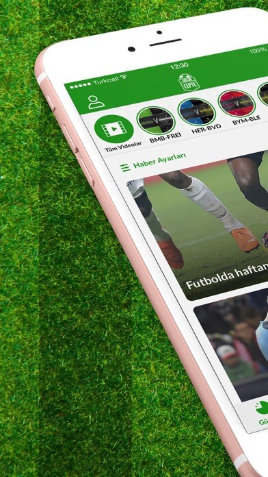 Emulate iPhone app GollerCepte Canlı Skor using MyAndroid