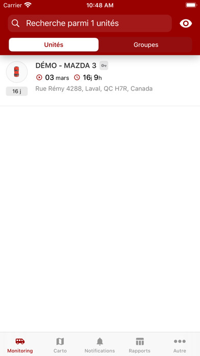 Emulate iPhone app Géolocalisation EasyGo using MyAndroid Emulate iPhone app Géolocalisation EasyGo using MyAndroid