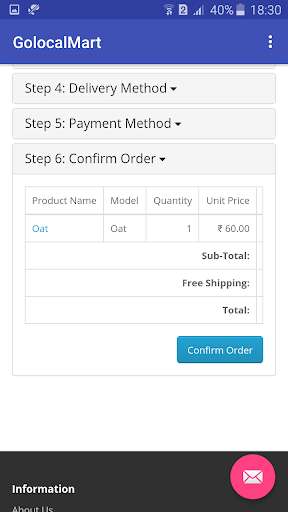 Run android online APK GolocalMart from MyAndroid or emulate GolocalMart using MyAndroid