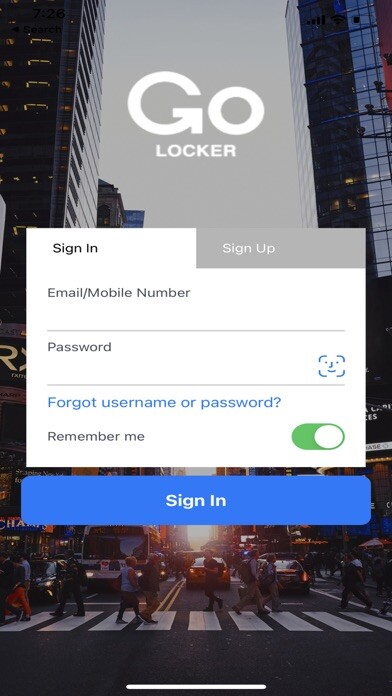 Emulate iPhone app GoLocker using MyAndroid