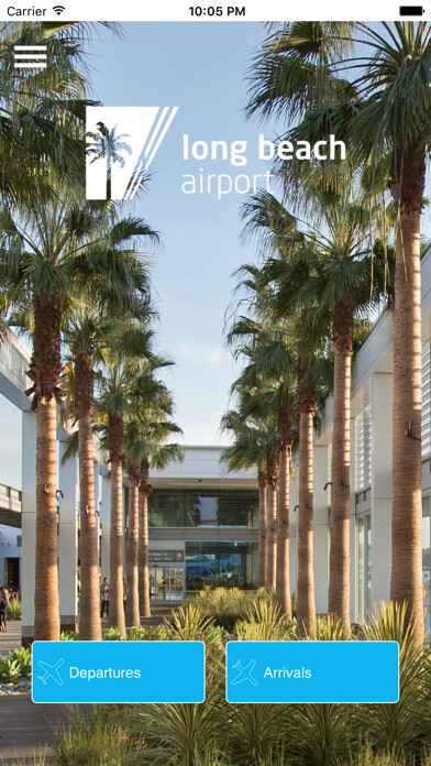 Emulate iPhone app Go Long Beach Airport using MyAndroid