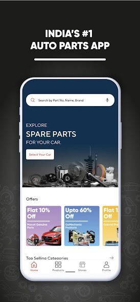 Run android online APK GoMechanic Spares - Car Parts from MyAndroid or emulate GoMechanic Spares - Car Parts using MyAndroid