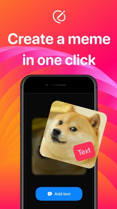 Emulate iPhone app GoMemes・meme creator・generator using MyAndroid