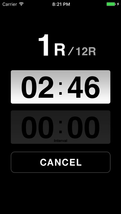 Emulate iPhone app Gong Timer using MyAndroid