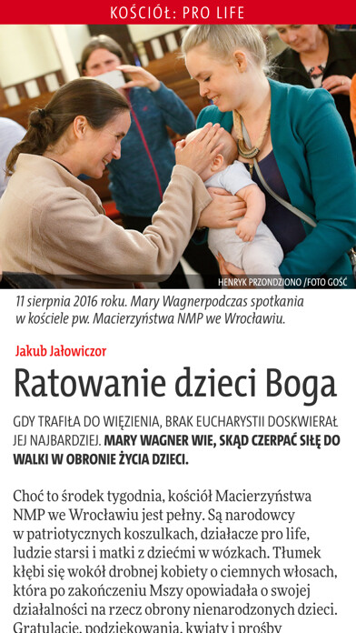 Emulate iPhone app Gość Niedzielny using MyAndroid