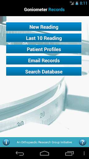 Emulate Android APK Goniometer Records Emulate Android APK Goniometer Records