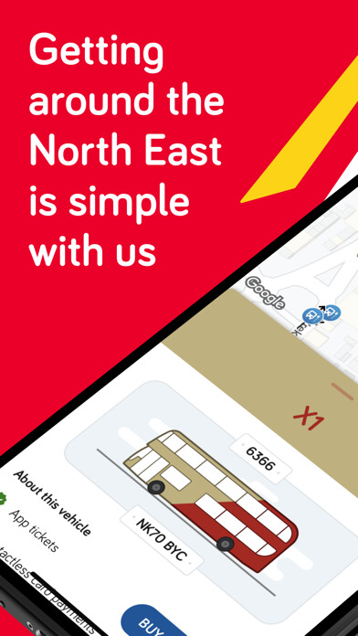 Emulate iPhone app Go North East using MyAndroid