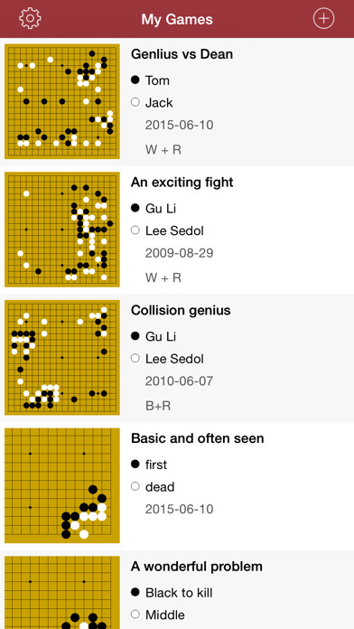 Emulate iPhone app GoNote - Record your go game using MyAndroid