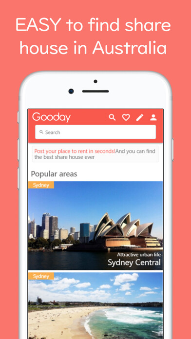 Emulate iPhone app Gooday Australia using MyAndroid