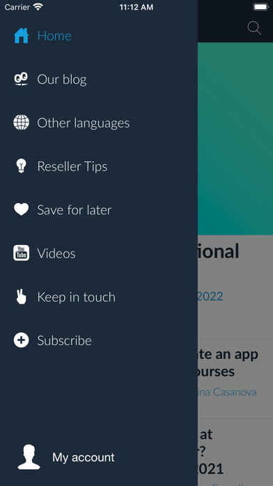 Emulate iPhone app GoodBarber News using MyAndroid