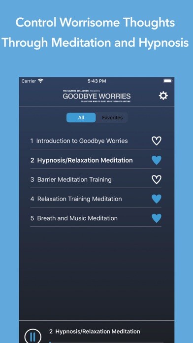 Emulate iPhone app Goodbye Worries - Meditations using MyAndroid Emulate iPhone app Goodbye Worries - Meditations using MyAndroid