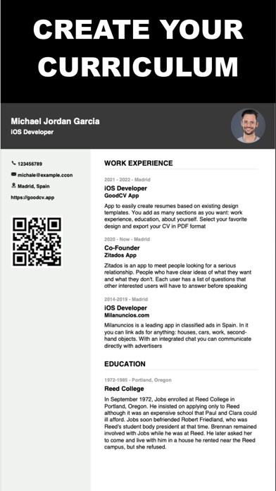 Emulate iPhone app GoodCV - Curriculum Vitae PDF using MyAndroid Emulate iPhone app GoodCV - Curriculum Vitae PDF using MyAndroid