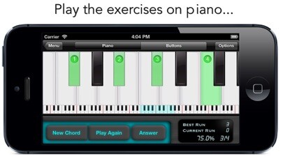 Emulate iPhone app goodEar Chords - Ear Training using MyAndroid Emulate iPhone app goodEar Chords - Ear Training using MyAndroid