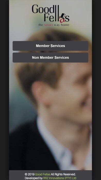 Emulate iPhone app Good Fellas - Booking App using MyAndroid