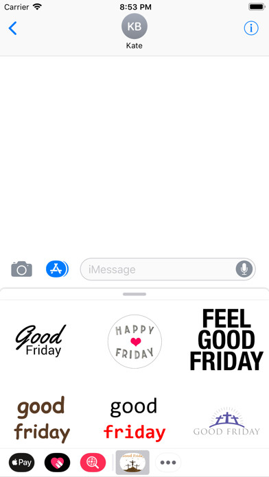 Emulate iPhone app Good Friday Stickers 2018 using MyAndroid Emulate iPhone app Good Friday Stickers 2018 using MyAndroid