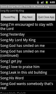 Emulate Android APK Good Gospel Music