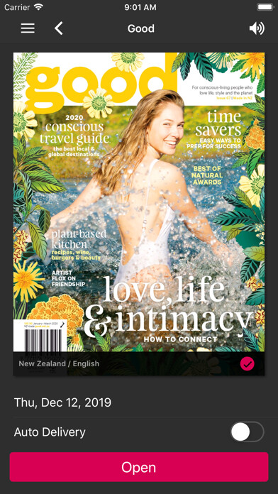 Emulate iPhone app Good Magazine using MyAndroid