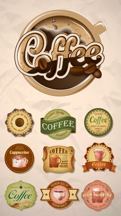 Emulate iPhone app Good Morning Coffee Sticker using MyAndroid Emulate iPhone app Good Morning Coffee Sticker using MyAndroid