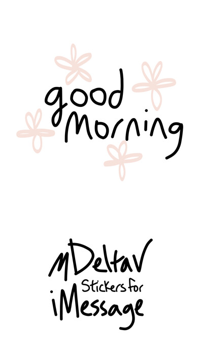 Emulate iPhone app Good Morning sticker - emoji stickers for iMessage using MyAndroid
