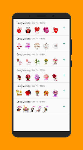 Run android online APK Good Morning Stickers 2022 from MyAndroid or emulate Good Morning Stickers 2022 using MyAndroid