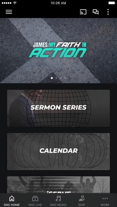 Emulate iPhone app Good News Chapel Central using MyAndroid Emulate iPhone app Good News Chapel Central using MyAndroid