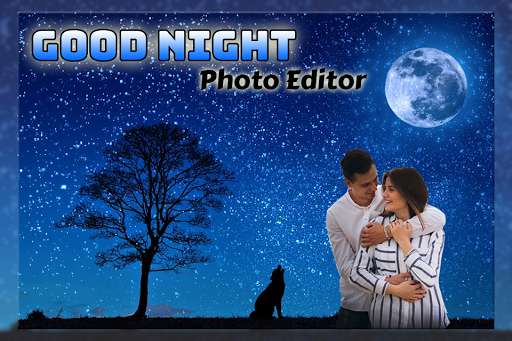 Run android online APK Good Night Cut Paste Photo Frame from MyAndroid or emulate Good Night Cut Paste Photo Frame using MyAndroid