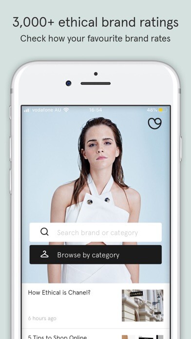 Emulate iPhone app Good On You – Ethical Fashion using MyAndroid Emulate iPhone app Good On You – Ethical Fashion using MyAndroid