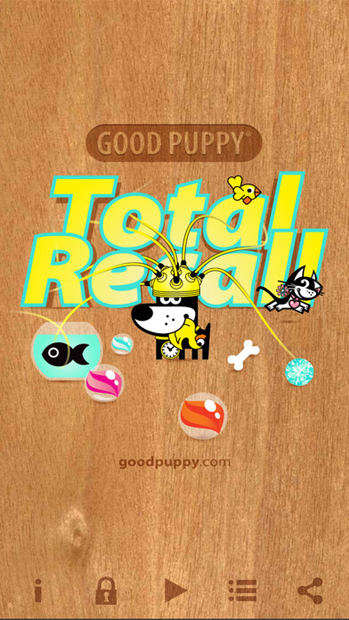 Emulate iPhone app GOOD PUPPY: TOTAL RECALL using MyAndroid
