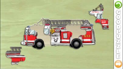 Emulate iPhone app Good Puzzle: Trucks! using MyAndroid