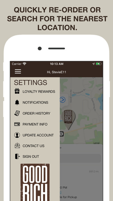 Emulate iPhone app Goodrich Coffee & Tea using MyAndroid Emulate iPhone app Goodrich Coffee & Tea using MyAndroid