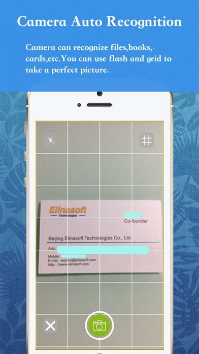 Emulate iPhone app GoodScanner - PDF Scanner using MyAndroid