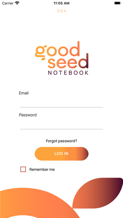 Emulate iPhone app Good Seed Notebook using MyAndroid