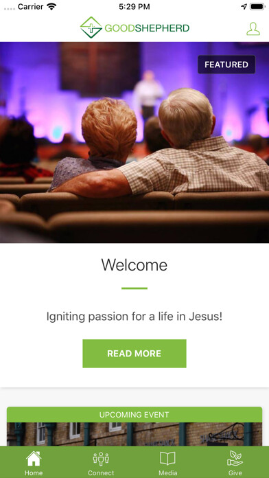 Emulate iPhone app Good Shepherd Sacramento using MyAndroid Emulate iPhone app Good Shepherd Sacramento using MyAndroid