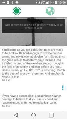 Emulate Android APK Good Thoughts Reminder